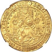 1 Sovereign - Henry VIII 2nd coinage obverse image