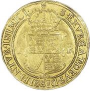 1 Sovereign - James I 1st coinage; 1st bust, United Kingdom, 1603-1604 reverse image