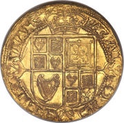 1 Laurel - James I 3rd coinage, United Kingdom, 1620-1624 reverse image