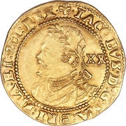 1 Laurel - James I 3rd coinage obverse image