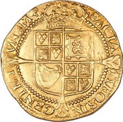 1 Laurel - James I 3rd coinage, United Kingdom, 1623-1624 reverse image