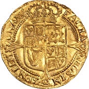 1 Laurel - James I 3rd coinage, United Kingdom, 1623-1624 reverse image