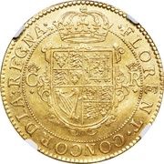 1 Unite - Charles I Briot's milled issue, United Kingdom, 1631-1632 reverse image