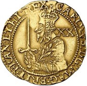 1 Unite - Charles I Oxford mint obverse image