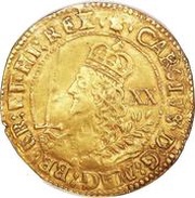 1 Unite - Charles I Oxford mint obverse image