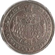 1 Pound - Charles I Declaration Pound; Oxford mint, United Kingdom, 1644 reverse image
