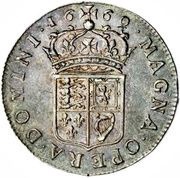 1 Broad - Charles II Pattern, United Kingdom, 1660 reverse image
