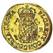 1 Unite - Charles II 1st Issue, United Kingdom, 1660-1662 reverse image