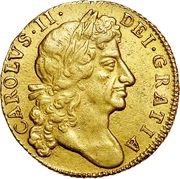 1 Guinea - Charles II 4th bust obverse image