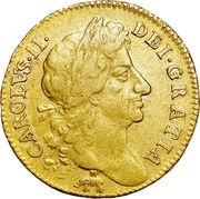 1 Guinea - Charles II 4th bust obverse image