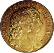 1 Guinea - William and Mary obverse image
