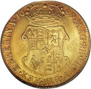 1 Guinea - William and Mary, United Kingdom, 1689-1694 reverse image