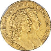 1 Guinea - William and Mary obverse image