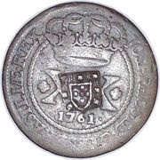 40 Réis - José I Countermarked 20 Réis obverse image