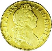 1 Guinea - William III 2nd bust obverse image
