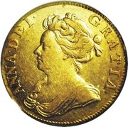 1 Guinea - Anne obverse image