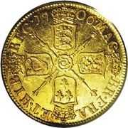 1 Guinea - Anne, United Kingdom, 1702-1707 reverse image