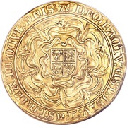 1 Sovereign - Mary, United Kingdom, 1553-1554 reverse image