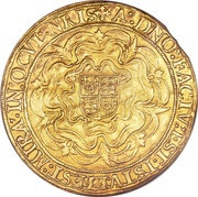 1 Sovereign - Elizabeth I 2nd issue, United Kingdom, 1560-1561 reverse image