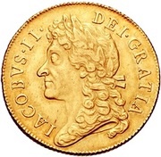 2 Guineas - James II obverse image
