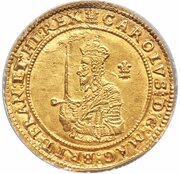 Triple Unite - Charles I Oxford mint obverse image