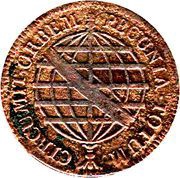40 Réis - Maria I and Pedro III Low, Medium and High Crowns; Lisbon Mint, Brazil, 1778-1784 reverse image