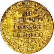 Triple Unite - Charles I Oxford Mint; 'OX', United Kingdom, 1644 reverse image