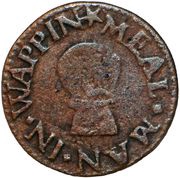 Farthing - London Wapping / New Crane reverse image
