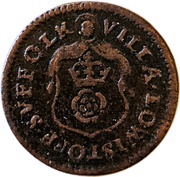 Farthing - Suffolk Lowestoft / Town obverse image