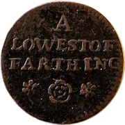 Farthing - Suffolk Lowestoft / Town reverse image