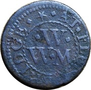 Farthing - London Fleet Bridge / W. Wall reverse image