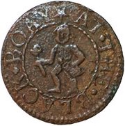 Farthing - London Ratcliff Highway / Black Boay obverse image