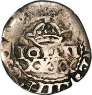 50 Réis - João IV Countermarked ½ Tostão obverse image