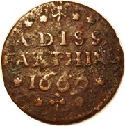 Farthing - Norfolk Diss / Town obverse image