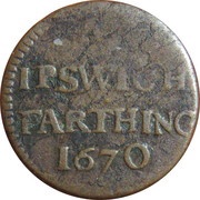 Farthing - Suffolk Ipswich / Town obverse image