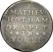 Halfpenny - Yorkshire York / Mathew Hotham obverse image