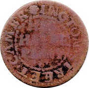 Halfpenny - Cambridgeshire Cambridge / J. Marston, United Kingdom, 1648-1672 reverse image