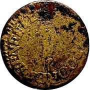 Halfpenny - Hampshire Andover / Town, United Kingdom, 1666 reverse image
