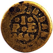 Halfpenny - Southwark Bermondsey St. / P. James reverse image
