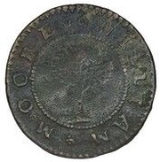Halfpenny - Surrey Bagshot / W. Moore obverse image