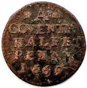 Halfpenny - Warwickshire Coventry / City obverse image