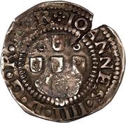 75 Réis - João IV Countermarked ½ Tostão obverse image