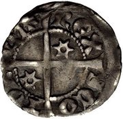 ½ Penny - John Balliol 2nd Coinage, United Kingdom, 1292-1296 reverse image