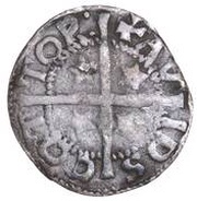 ½ Penny - David II 1st Coinage, 1st Issue, United Kingdom, 1330-1335 reverse image