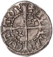 ½ Penny - David II 1st Coinage, 1st Issue, United Kingdom, 1330-1335 reverse image