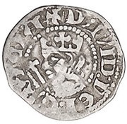 ½ Penny - David II 1st Coinage, 1st Issue obverse image