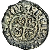 1 Penny - David I Period A, United Kingdom, 1136-1145 reverse image