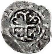 1 Penny - David I Period B, United Kingdom, 1145-1150 reverse image