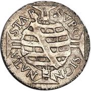 80 Réis - Pedro II Large Crown, Bahia Mint, Brazil, 1695 reverse image