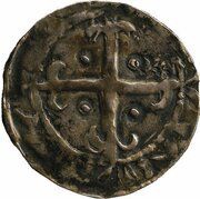 1 Penny - David I Period D, United Kingdom, 1153-1165 reverse image